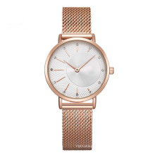 Watch women's casual fashion custom quartz watch crystal design ladies gift net with custom own logo